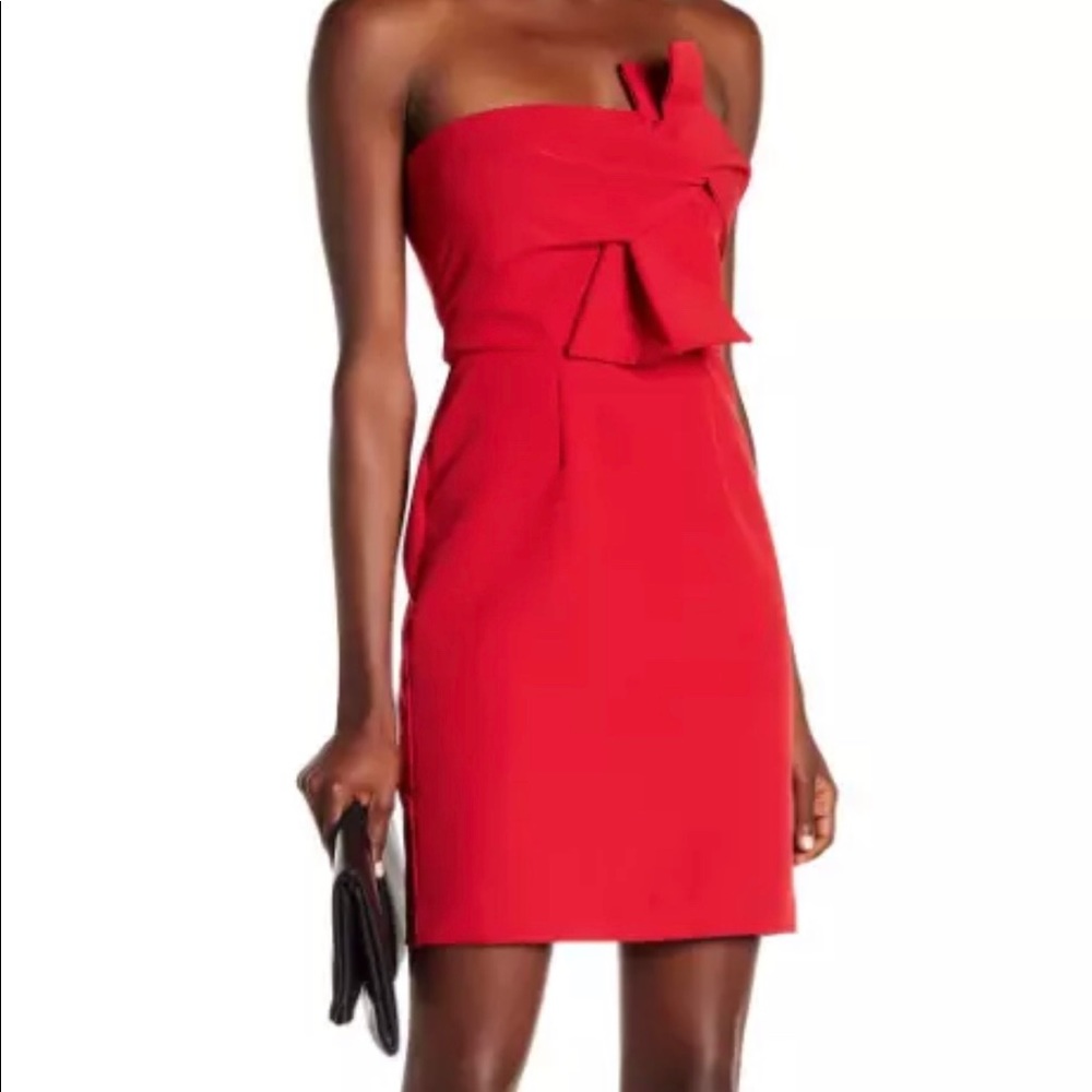 Red mini dress size 10, never worn